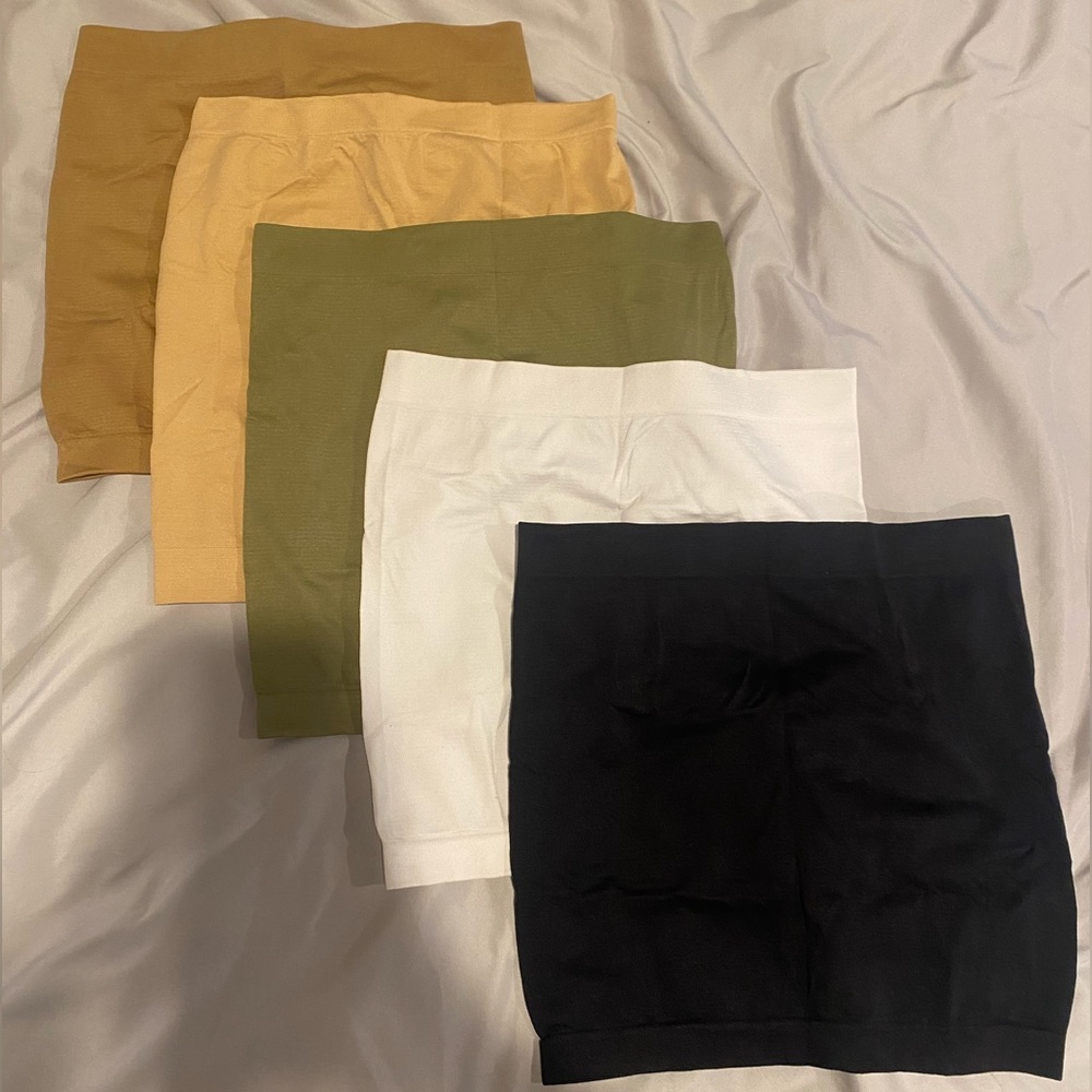 Set of 5 tube tops